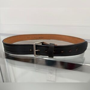 Cowhide Genuine Leather Women’s Black Belt (M)